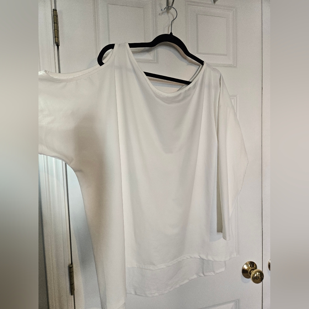 Elegant White Women's Top